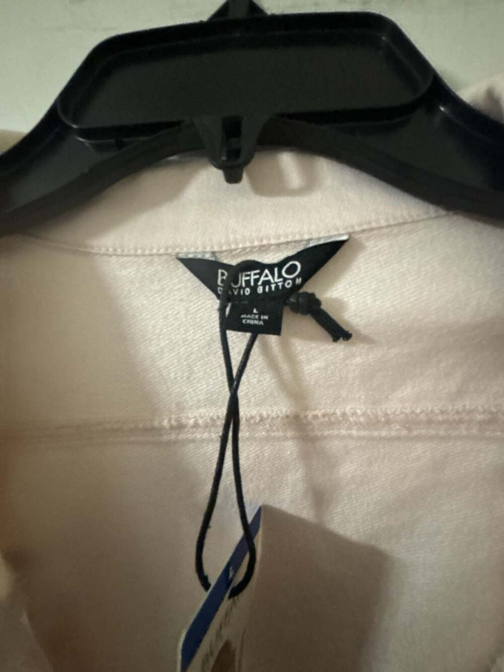 Buffalo David Bitton Knit Denim Jacket Size L Pink